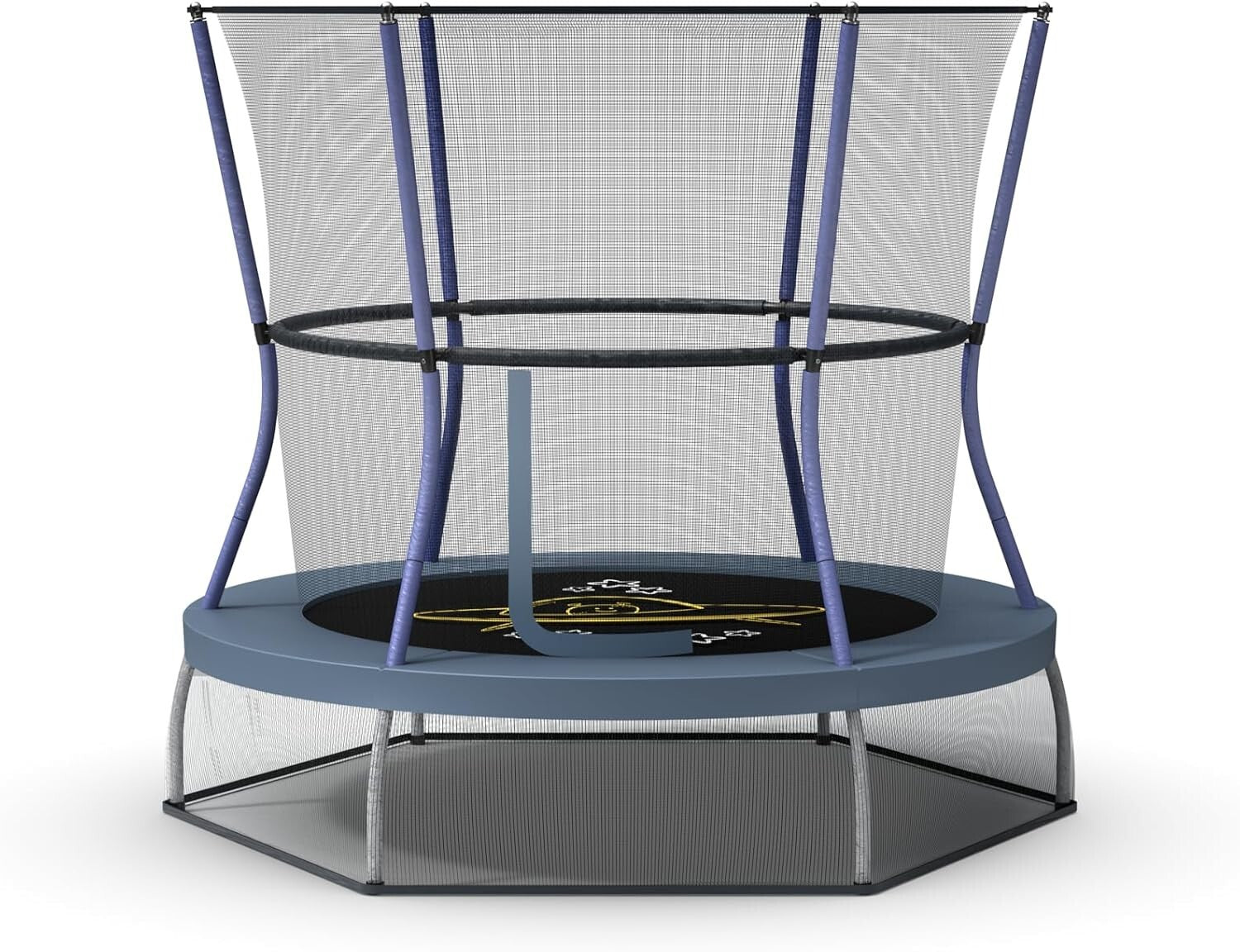 Trampoline for Kids, 60-Inch with Enclosure and Sound Box - A Space Adventure