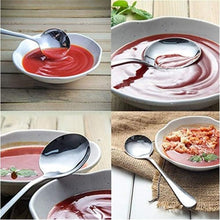 Load image into Gallery viewer, 50-Piece Elegant Stainless Steel Dinner Spoon Set for Restaurants and Catering
