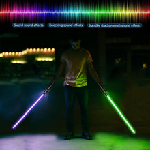 Load image into Gallery viewer, Metal Hilt 38-Inch Lightsaber with Sound Effects - Perfect for Cosplay &amp; Dueling