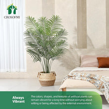 Load image into Gallery viewer, Sturdy 5Ft Faux Dypsis Lutescens Palm - Maintenance Free Home Office Decor