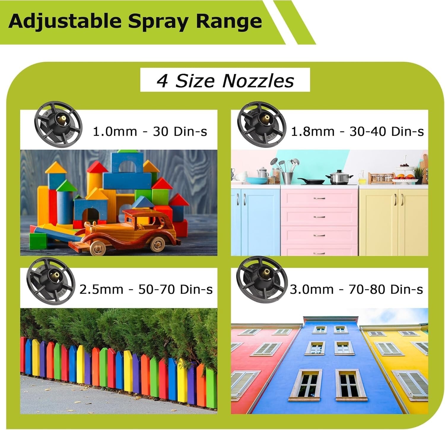 Efficient Cordless Handheld Paint Sprayer - 1000ML, Ideal for Cabinets & Walls