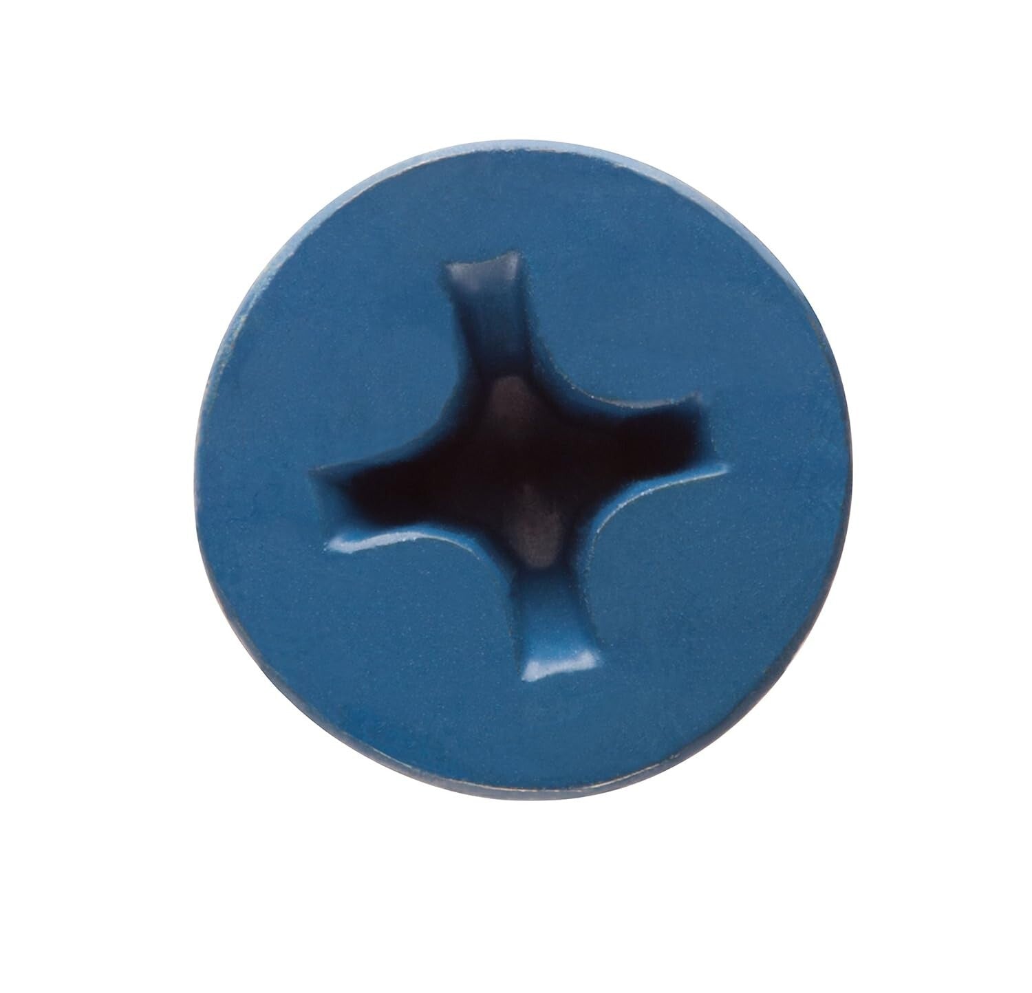 1/4" x 3-1/4" Blue Carbon Steel Concrete Screw Anchor with Drill Bit - 100 Count