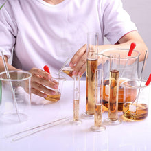 Load image into Gallery viewer, Multi-Size Borosilicate Glass Beaker &amp; Measuring Cylinder Set for Experiments