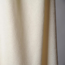 Load image into Gallery viewer, Elegant Lightweight Cashmere Blend Throw Blanket - Soft Ivory with Fringe Detail