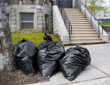 Load image into Gallery viewer, 3 Mil 55 Gallon Contractor Trash Bags - 50 Count Bulk for Tough Waste Disposal