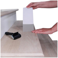 Load image into Gallery viewer, Safe &amp; Stylish 32x4 Non-Slip Stair Treads - 15 Clear Adhesive Strips