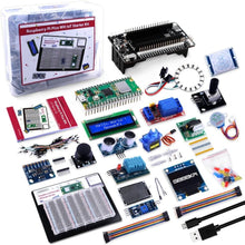 Load image into Gallery viewer, Versatile Raspberry Pi Pico W Ultimate Kit with Sensors &amp; MicroPython Support