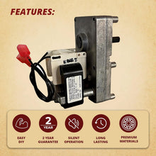 Load image into Gallery viewer, 1 RPM Englander Auger Motor - Easy Install for Pellet Stoves &amp; Multi-Fuel Models