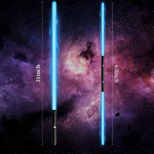 Load image into Gallery viewer, Vivid RGB Lightsaber 2-Pack - Rechargeable with Special Effects for Dueling