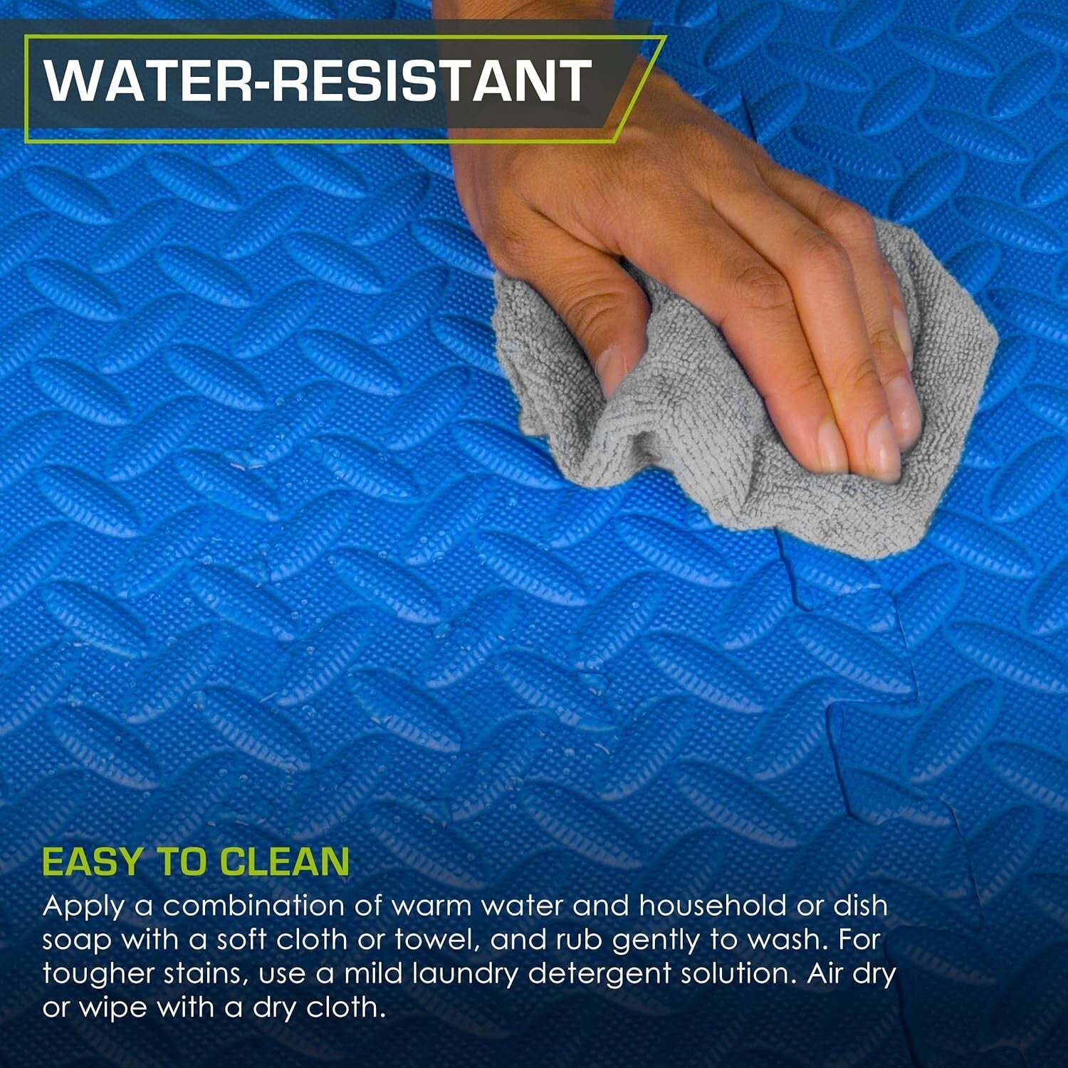 Durable ½ Inch Interlocking Foam Tiles for Home Gym & Kids Play Area - 48 Sq Ft