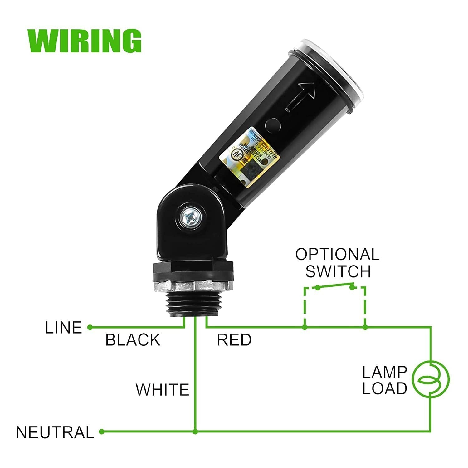 10-Pack Outdoor Photo Cell Dusk to Dawn Sensors - Easy Install, Surge Protected