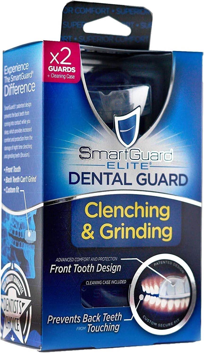 Premium Dental Guard Night Guard for Grinding with Travel Case & 60-Day Cleaners