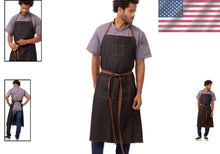 Load image into Gallery viewer, Stylish 100% Cotton Denim Chef Bib Apron with Utility Pockets - Unisex Fit