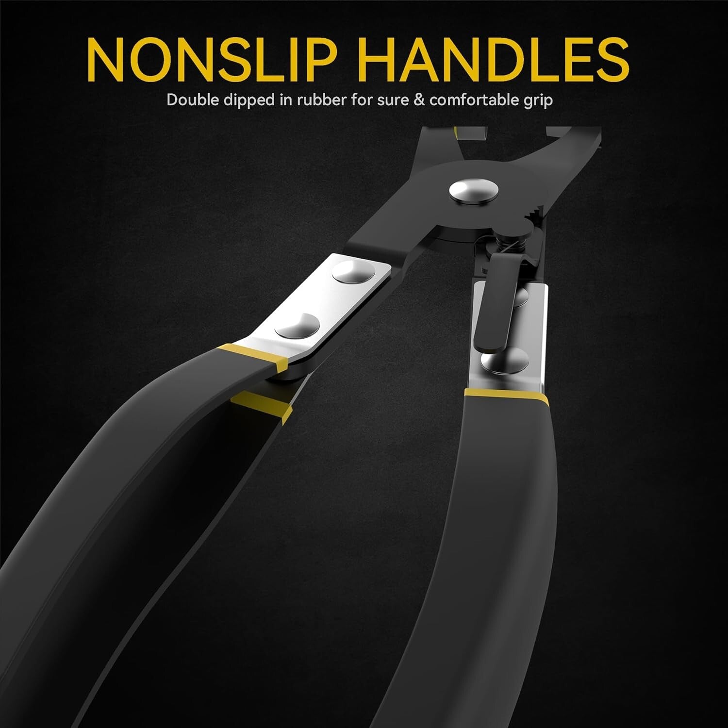 Durable Automotive 9-Piece Hose Clamp Tool Kit - Swivel Jaw & Clic-R Pliers