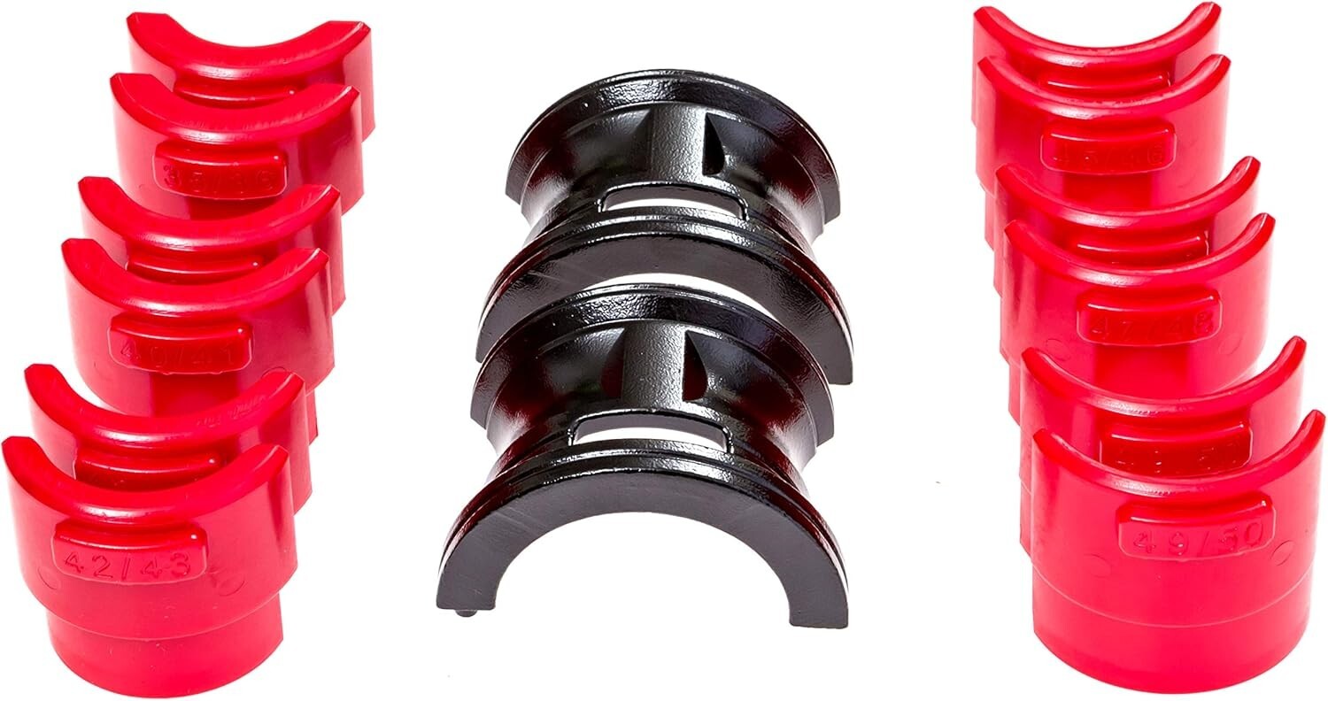 Heavy Duty 6-Piece Fork Seal Driver Tool Kit for Easier Motorcycle Maintenance