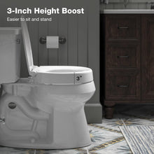Load image into Gallery viewer, Premium White Round Toilet Seat - Quiet-Close &amp; Quick-Release for Easy Cleaning