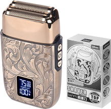 Load image into Gallery viewer, Sleek Electric Shaving Razor with LCD &amp; Protective Sleeve - Perfect Gift for Men