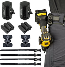 Load image into Gallery viewer, Heavy-Duty Tool Holster System with Elastic Grips &amp; Comfortable Carry Design