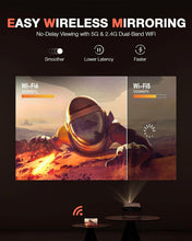 Load image into Gallery viewer, High-Performance Native 1080P Mini Projector with Seamless WiFi &amp; Bluetooth