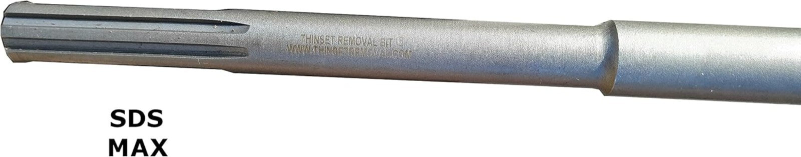 Durable 6" Wide Floor Scraper with SDS Max Shank for Efficient Tile Removal