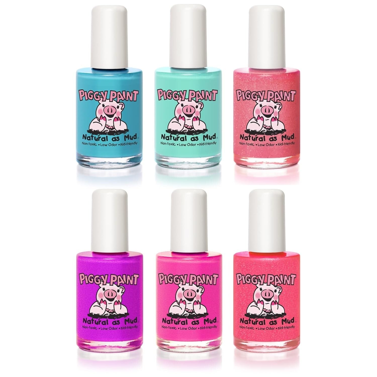 Children's Nail Polish Set: Non-Toxic, Water-Based, Safe & Fun - 6 Colors