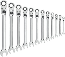 Load image into Gallery viewer, Versatile 12 Pc. Locking Flex Head Metric Wrenches - Ideal for Confined Spaces