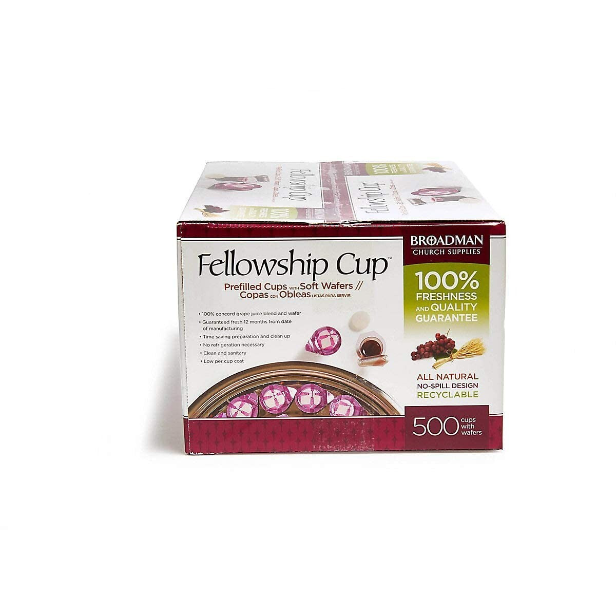 Convenient Pre-Filled Fellowship Cups with 100% Concord Grape Juice - 500 Count