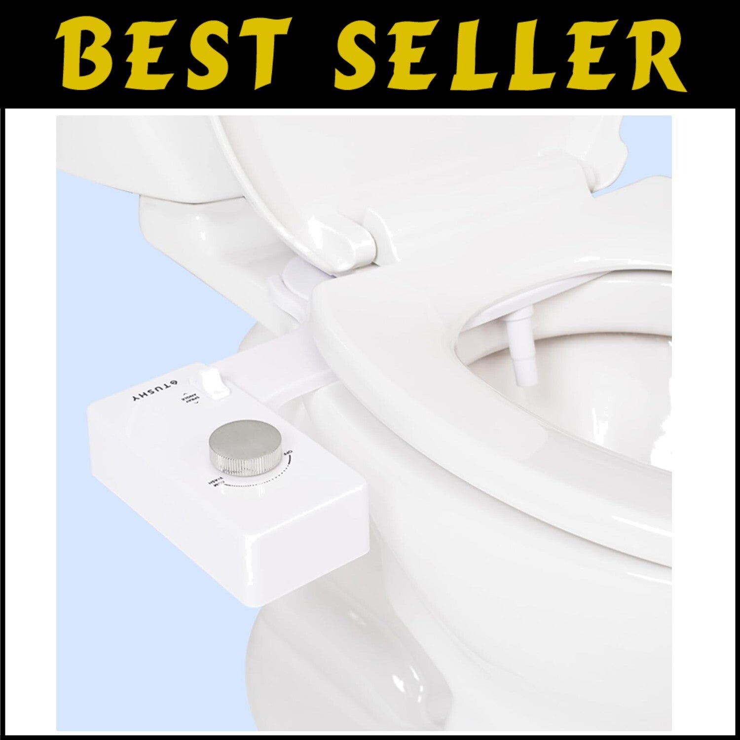 Innovative 3.0 Bidet Toilet Attachment - Manual Operation with Polished Finish