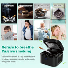 Load image into Gallery viewer, Elegant Smokeless Ashtray &amp; Air Purifier with USB Recharge - Quiet &amp; Effective