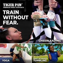 Load image into Gallery viewer, Competition-Grade Adjustable Gymnastics Wrist Supports - Durable Leather Pair