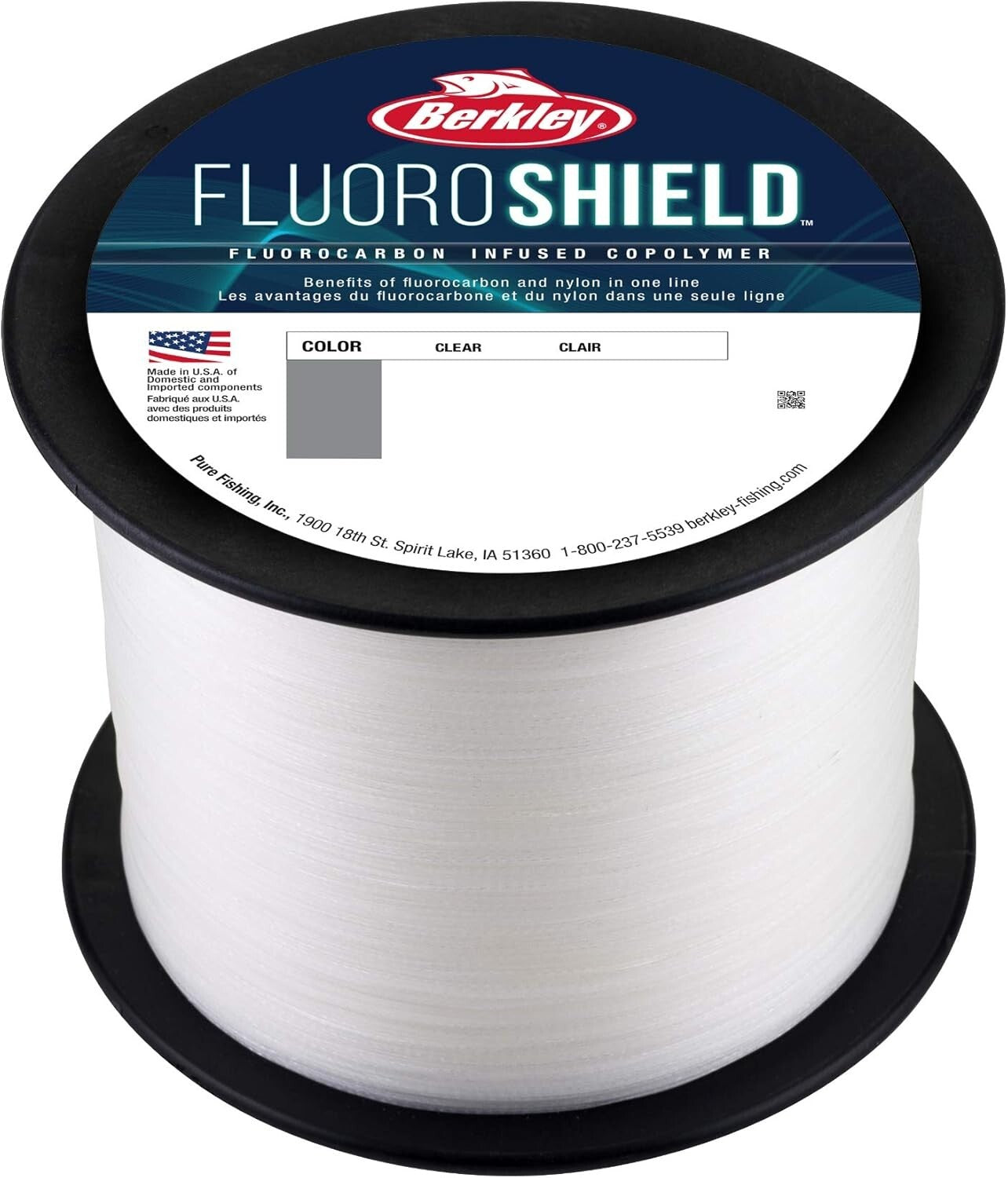 High Strength 4lb Test Fluorocarbon Fishing Line - 3000yd for Spinning & Casting