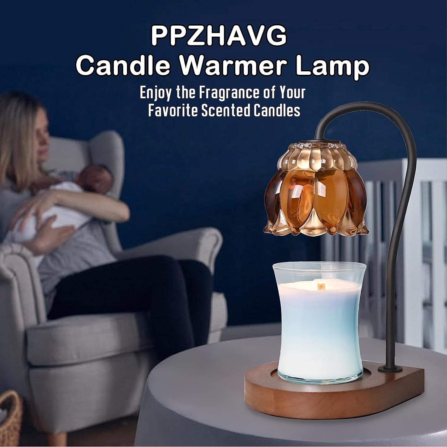 Elegant Candle Lamp with Adjustable Brightness and Timer - Home Decor Essential