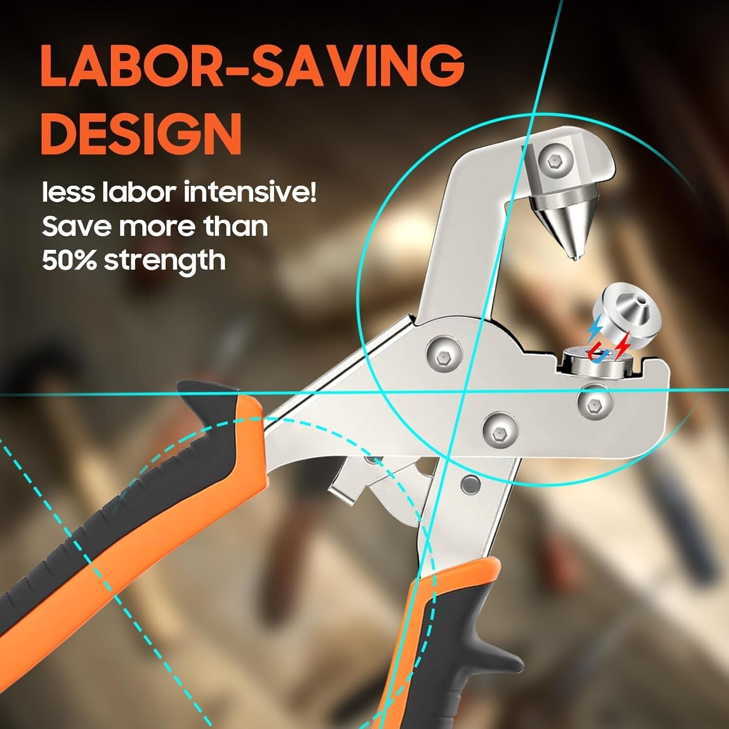 40-Set Snap Fastener Tool Kit - Effortless Snap Installation for DIY Projects