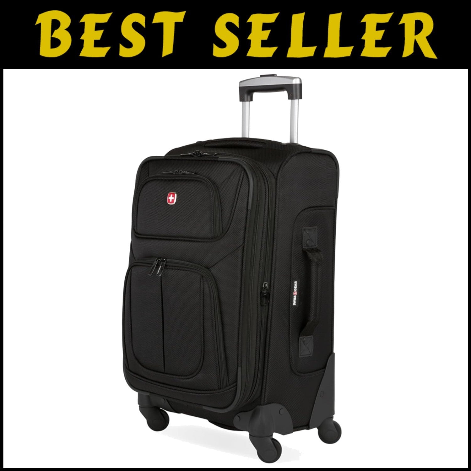 Softside Luggage 21-Inch with Smart Organization - Perfect for 1-3 Day Trips