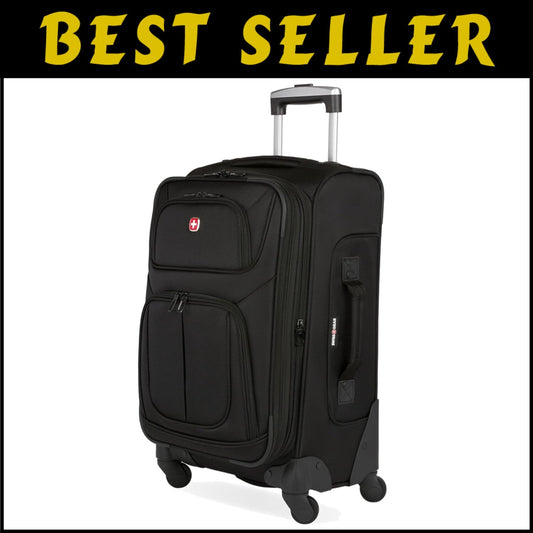 Softside Luggage 21-Inch with Smart Organization - Perfect for 1-3 Day Trips