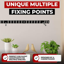 Load image into Gallery viewer, Complete Floating Shelf Bracket Set with Installation Hardware - 6 Inch Rods