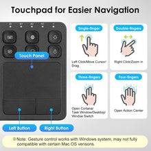 Load image into Gallery viewer, Portable Wireless Keyboard with Touchpad - Connects with Laptops, Tablets &amp; More