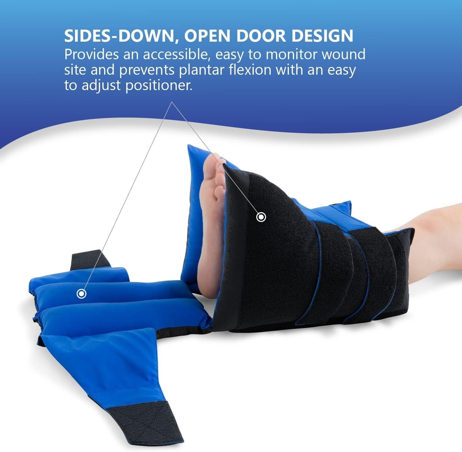 Breathable and Water-Resistant Heel Protectors with Adjustable Wedge for Comfort