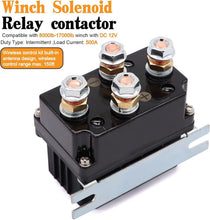 Load image into Gallery viewer, Heavy-Duty 12V Winch Solenoid Contactor with Pre-Wired Control Box &amp; Hand Switch