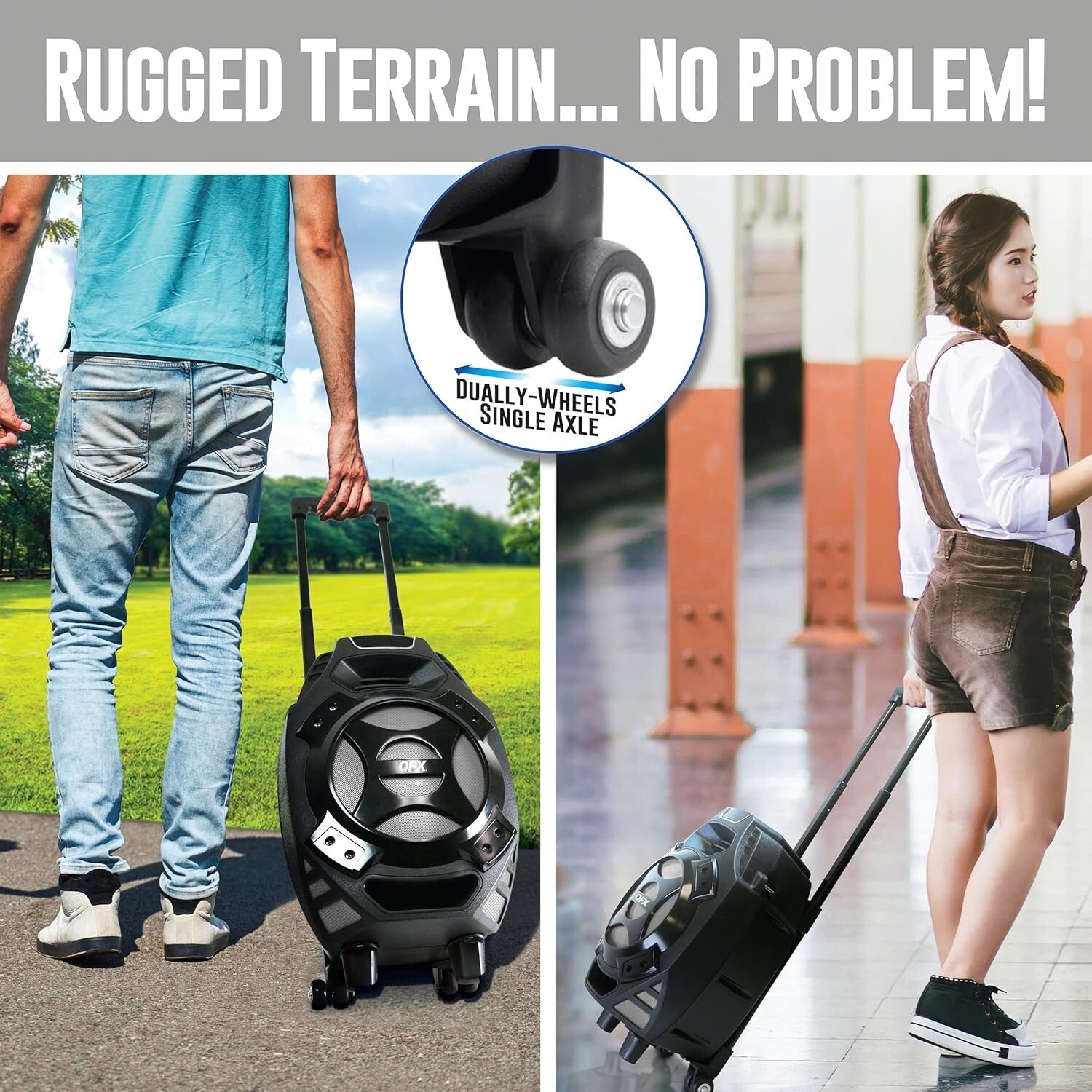 Compact Portable Music Speaker with Bluetooth & FM Radio - Ideal for Any Event