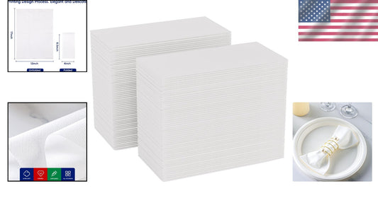 High-Quality 480 Count Disposable Hand Napkins - Linen Feel & Elegant Touch