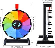 Load image into Gallery viewer, Heavy Duty 12" Spinning Prize Wheel - Wall Mounted &amp; Tabletop For Fun Events