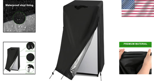Durable Waterproof Refrigerator Cover - Dustproof and Fits Most Upright Freezers
