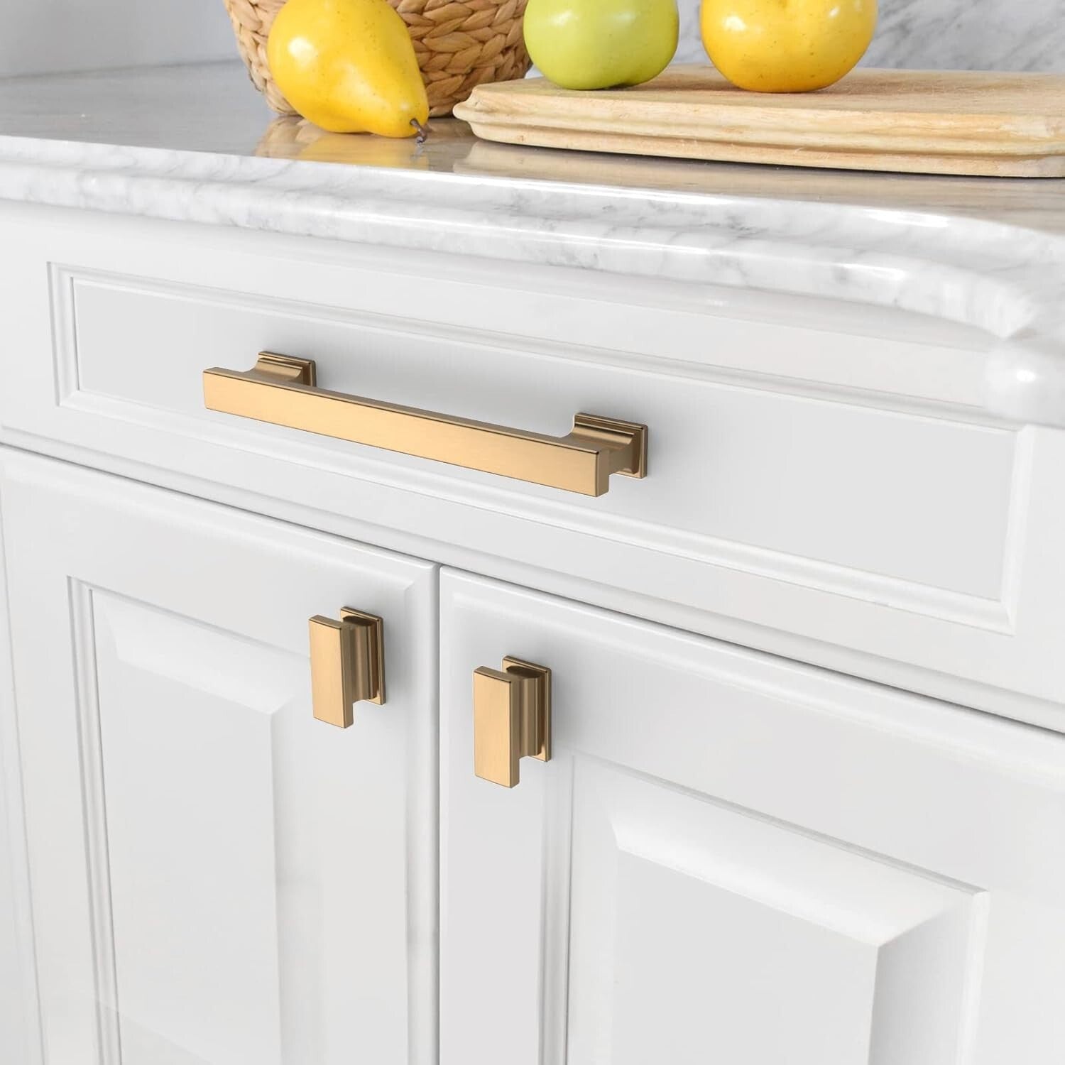 Stylish 25 Pack Champagne Bronze Handles with 5 Inch Center Spacing for Cabinets