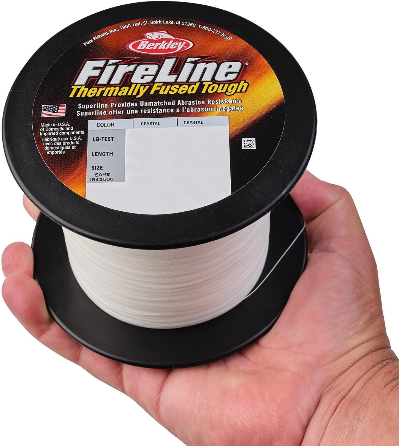 1500yd Fireline Braided Fishing Line 20lb - Unmatched Sensitivity & Strength