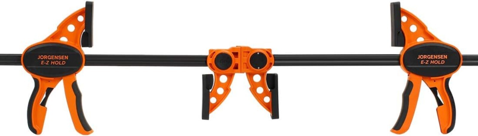 Expandable 2-Pack 12-Inch Ratchet Clamps – One-Handed Operation for Efficiency