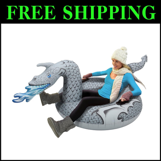 Ice Dragon and More! Vibrant Inflatable Sleds for Thrilling Winter Adventures