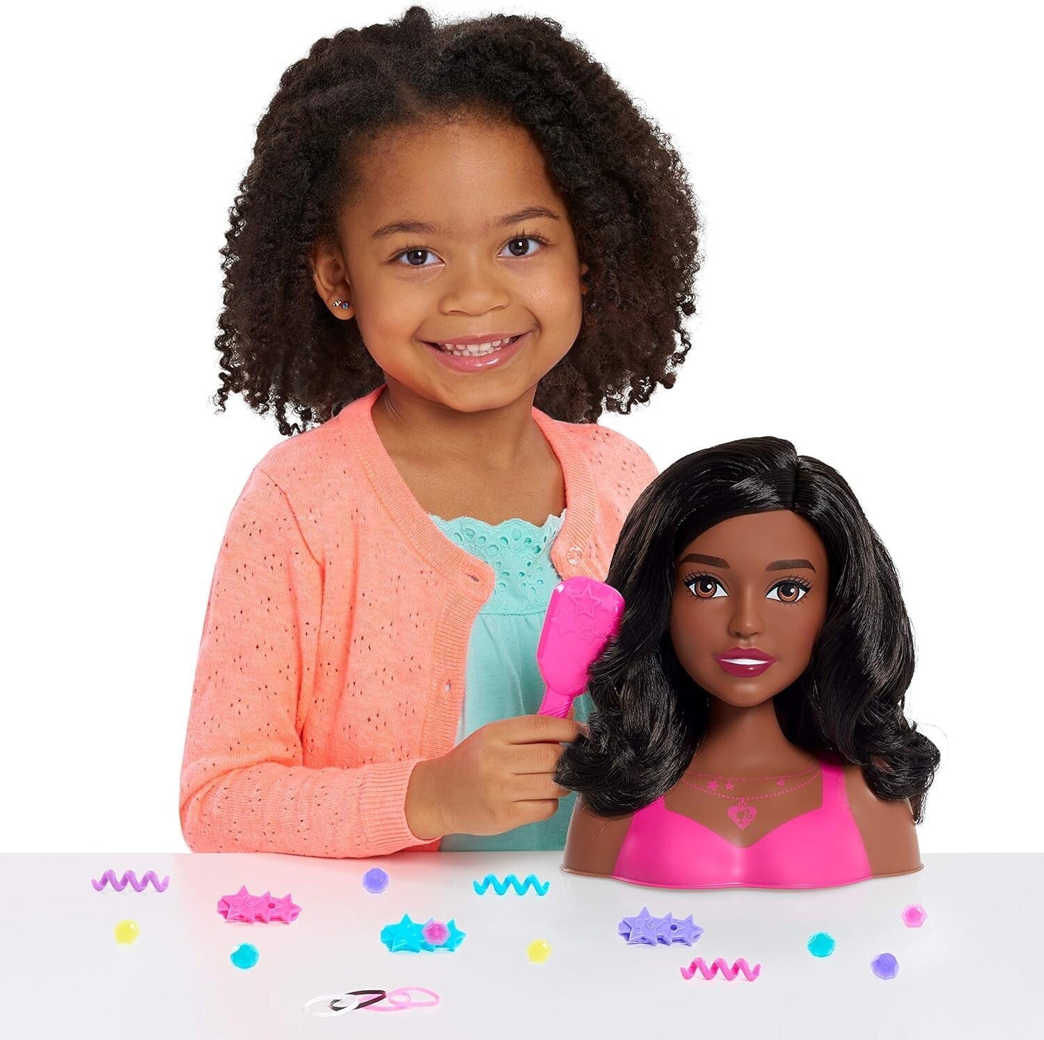 Fashionistas 8-Inch Styling Head with 20 Hair Accessories for Creative Play