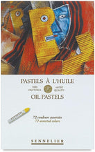 Load image into Gallery viewer, Versatile 72-Color Oil Pastel Set - Perfect for Wood, Paper, Canvas, &amp; Metal