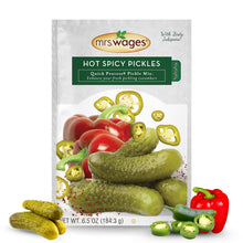 Load image into Gallery viewer, Zesty Jalapeno Pickle Mix - 12 Pack, Kosher &amp; Quick for Flavorful Summer Snacks